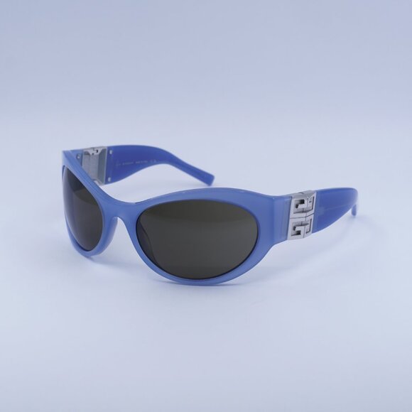 ?️ New Givenchy GV40073I 90E Sunglasses - Blue Frame, Grey Lenses main image 4